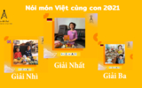Kênh Việt trao giải cuộc thi “Nói món Việt cùng con” 2021