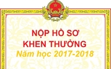 Thông báo nộp hồ sơ khen thưởng cho học sinh, sinh viên năm học 2017- 2018. Thông báo nộp hồ sơ khen thưởng cho học sinh, sinh viên năm học 2017- 2018.