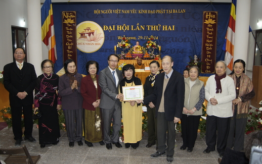 Đại hội lần thứ II Hội người Việt Nam yêu kính đạo Phật tại Ba Lan - ảnh 2