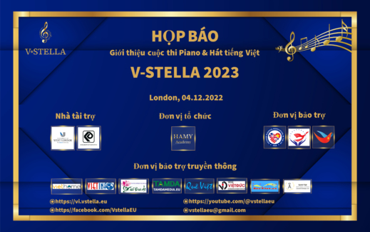 Thư mời Họp báo cuộc thi V-Stella 2023