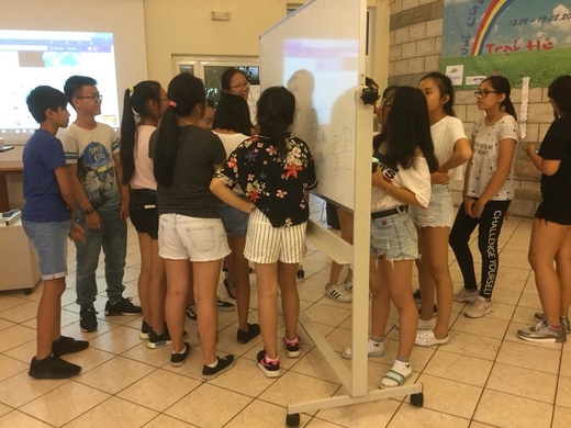 Trại hè Vui cùng Tiếng Việt năm 2018
với chủ đề: Môi trường hôm nay - Cuộc sống ngày mai Trại hè Vui cùng Tiếng Việt năm 2018
với chủ đề: Môi trường hôm nay - Cuộc sống ngày mai