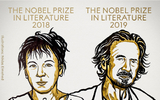 Hai nhà văn Ba Lan và Áo giành giải Nobel Văn học 2018 và 2019.
Hai nhà văn Ba Lan và Áo giành giải Nobel Văn học 2018 và 2019.
