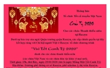 Thông báo tổ chức Tết cổ truyền Việt Nam Canh Tý 2020 tại Raszyn
Thông báo tổ chức Tết cổ truyền Việt Nam Canh Tý 2020 tại Raszyn