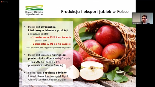 Hội thảo trực tuyến về việc xuất  khẩu táo Ba Lan sang Việt Nam