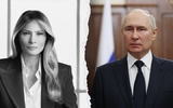 Bức thư của bà Melania Trump gửi cho ông Vladimir Putin.