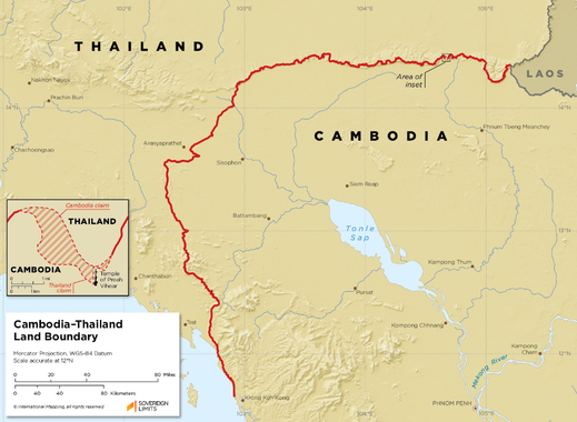 Căng thẳng biên giới Thái Lan – Campuchia leo thang